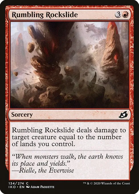 Rumbling Rockslide · Ikoria: Lair of Behemoths 134/390