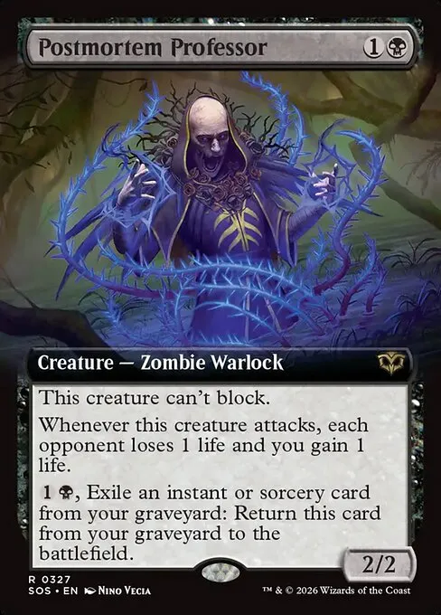Postmortem Professor · Secrets of Strixhaven 327/368