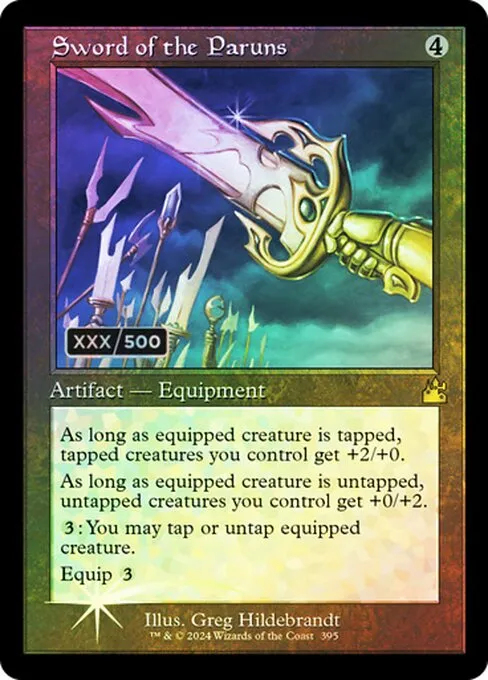 Sword of the Paruns · Ravnica Remastered 395z/531
