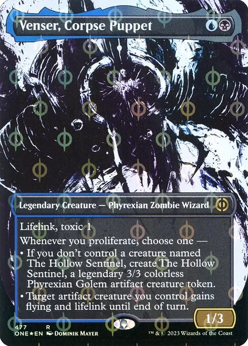 Venser, Corpse Puppet · Phyrexia: All Will Be One 477/479