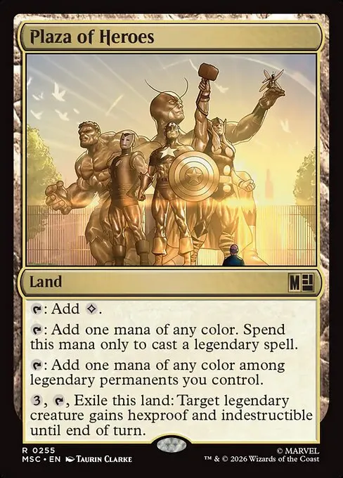 Plaza of Heroes · Marvel Super Heroes Commander 255/9