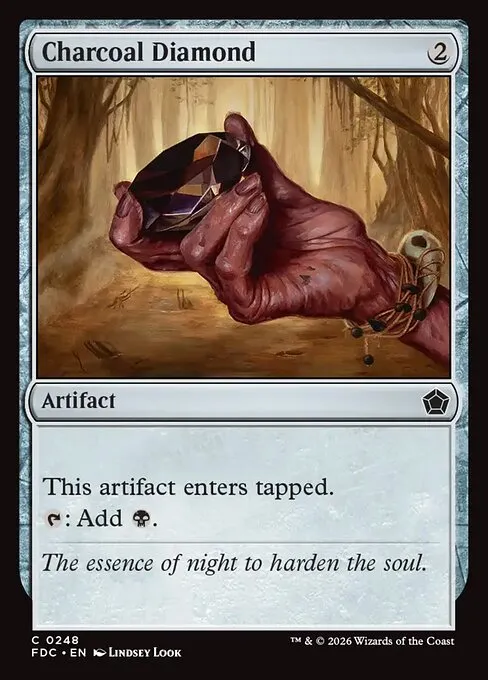 Charcoal Diamond · Foundations Commander 248/3