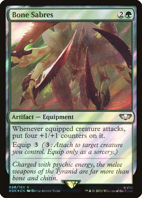 Bone Sabres · Warhammer 40,000 Commander 88★/617