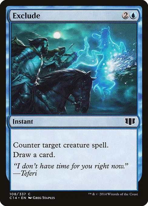 Exclude · Commander 2014 108/337