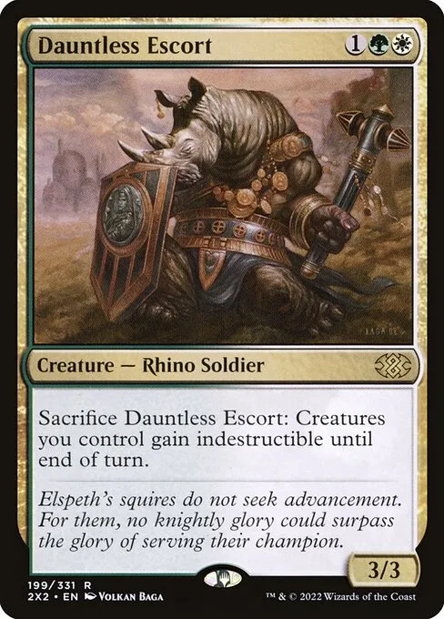 Dauntless Escort · Double Masters 2022 199/579