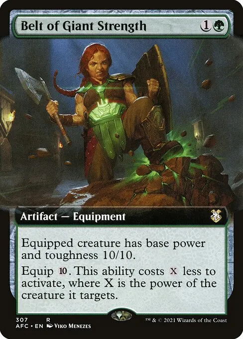 Belt of Giant Strength · Forgotten Realms Commander 307/331