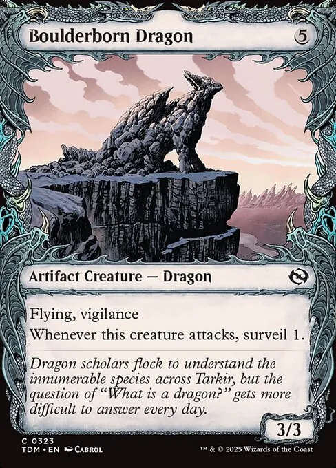 Boulderborn Dragon · Tarkir: Dragonstorm 323/427