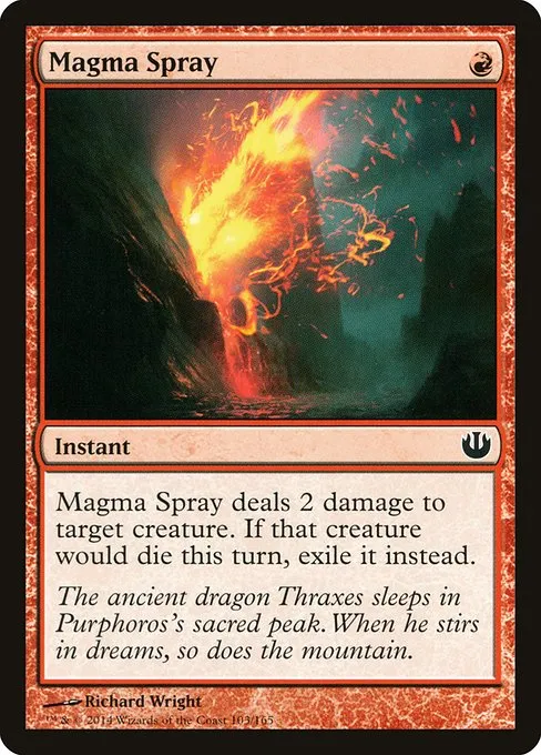 Magma Spray · Journey into Nyx 103/165