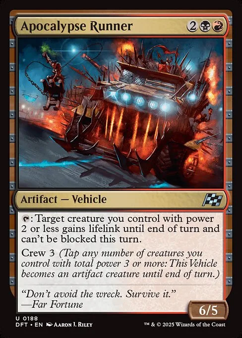 Apocalypse Runner · Aetherdrift 188/553