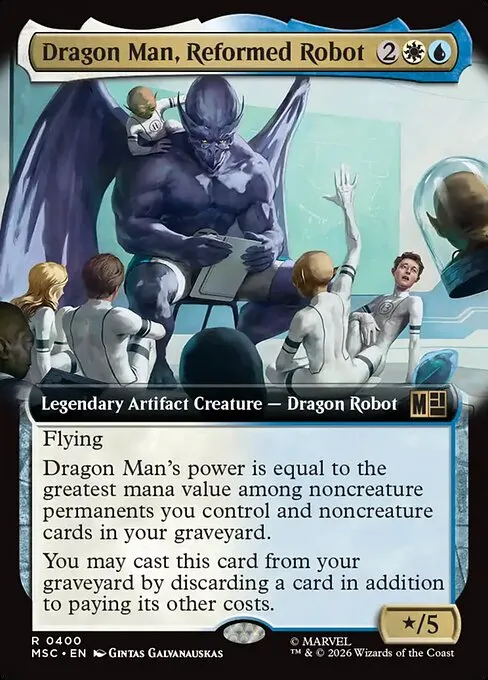 Dragon Man, Reformed Robot · Marvel Super Heroes Commander 400/9