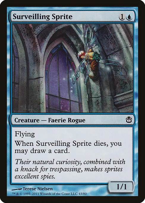 Surveilling Sprite · Duel Decks: Ajani vs. Nicol Bolas 43/80