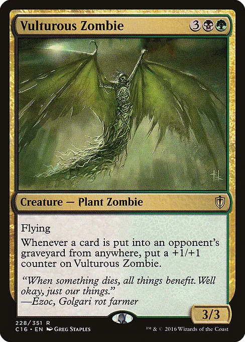 Vulturous Zombie · Commander 2016 228/351