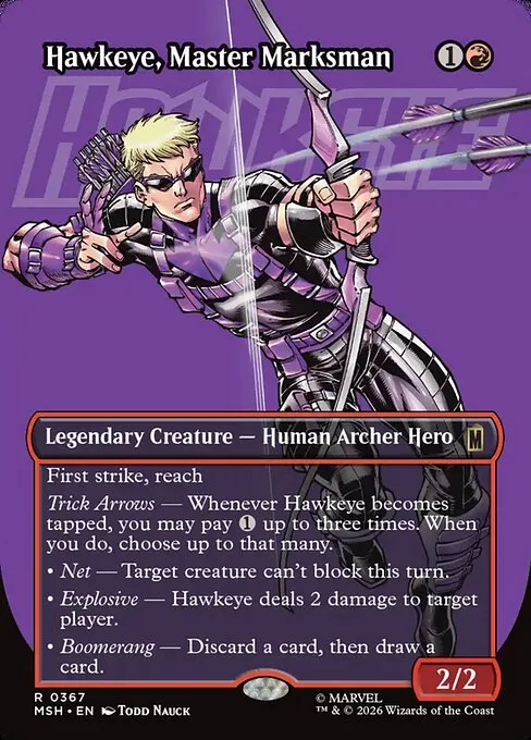 Hawkeye, Master Marksman · Marvel Super Heroes 367/24
