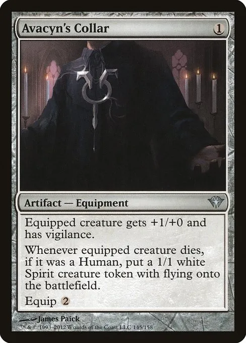 Avacyn's Collar · Dark Ascension 145/158