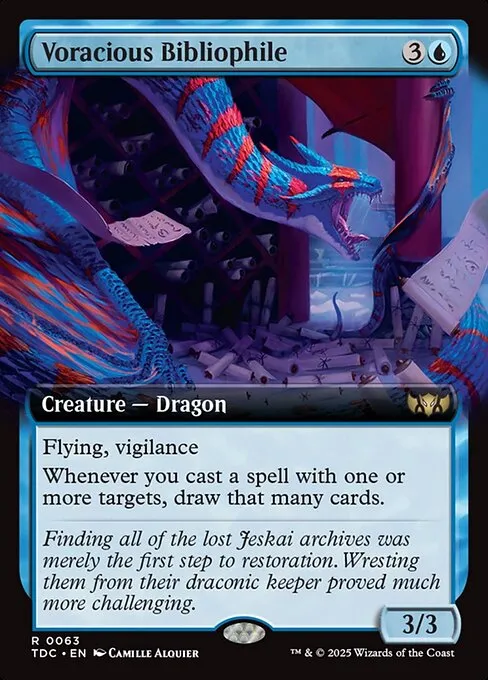 Voracious Bibliophile · Tarkir: Dragonstorm Commander 63/413