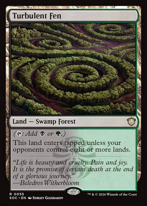 Turbulent Fen · Secrets of Strixhaven Commander 55/426