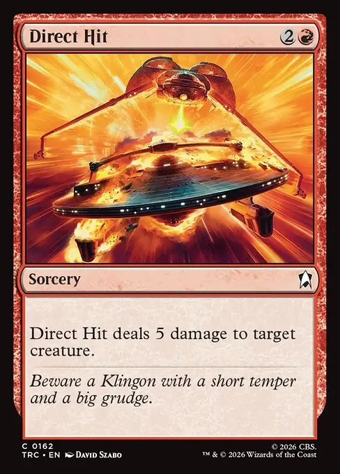 Direct Hit · Star Trek Commander 162/1