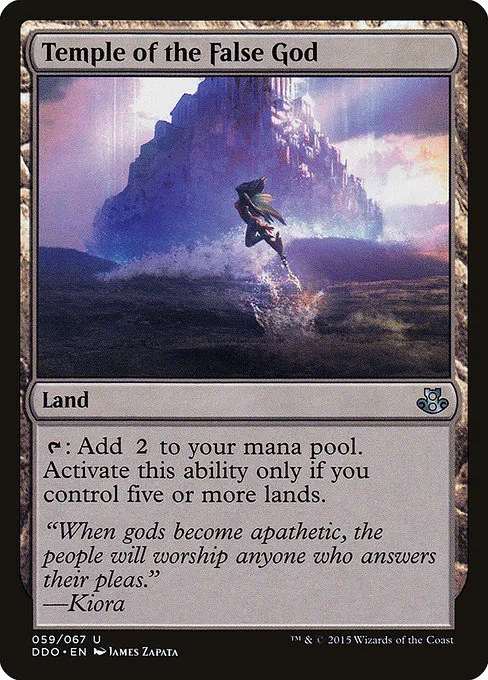 Temple of the False God · Duel Decks: Elspeth vs. Kiora 59/67