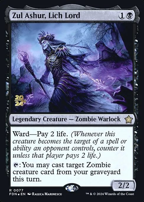 Zul Ashur, Lich Lord · Foundations Promos 77s/106