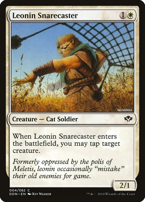 Leonin Snarecaster · Duel Decks: Speed vs. Cunning 4/82
