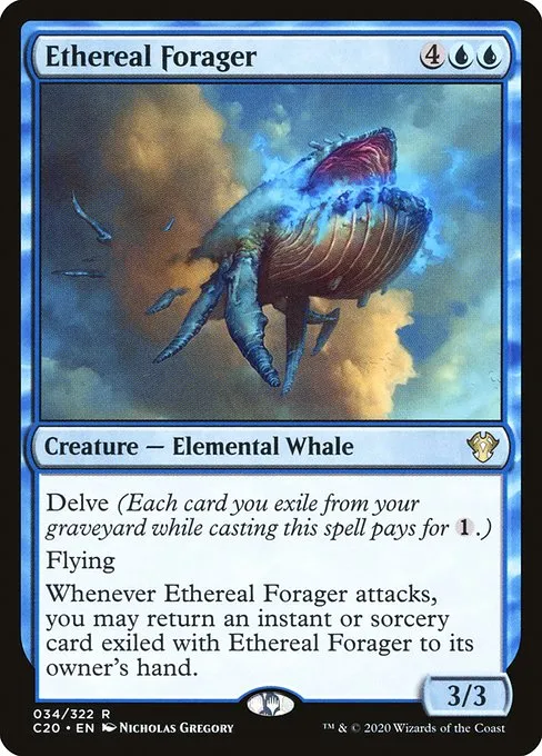 Ethereal Forager · Commander 2020 34/322