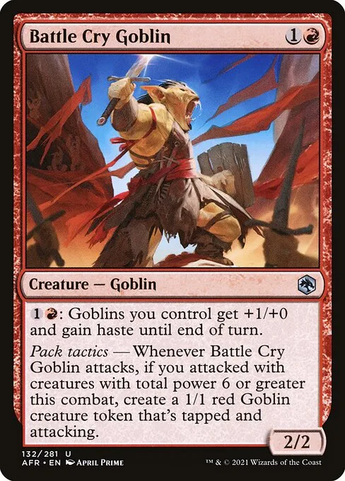 Battle Cry Goblin · Adventures in the Forgotten Realms 132/424