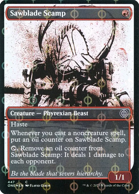 Sawblade Scamp · Phyrexia: All Will Be One 447/479
