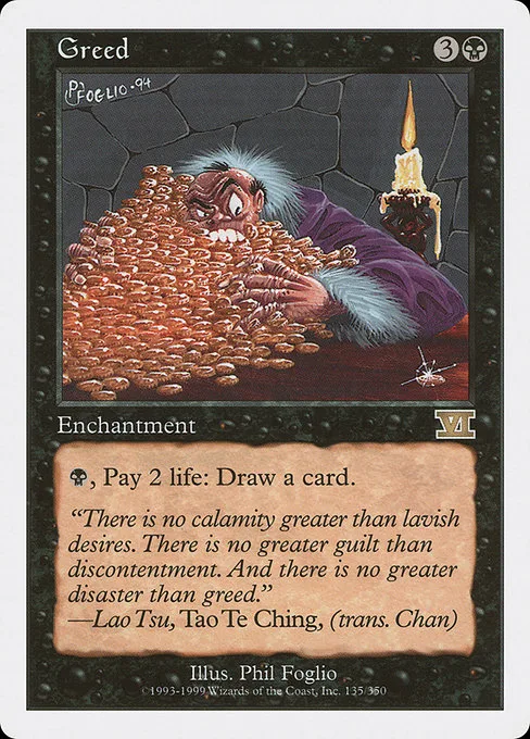 Greed · Classic Sixth Edition 135/351