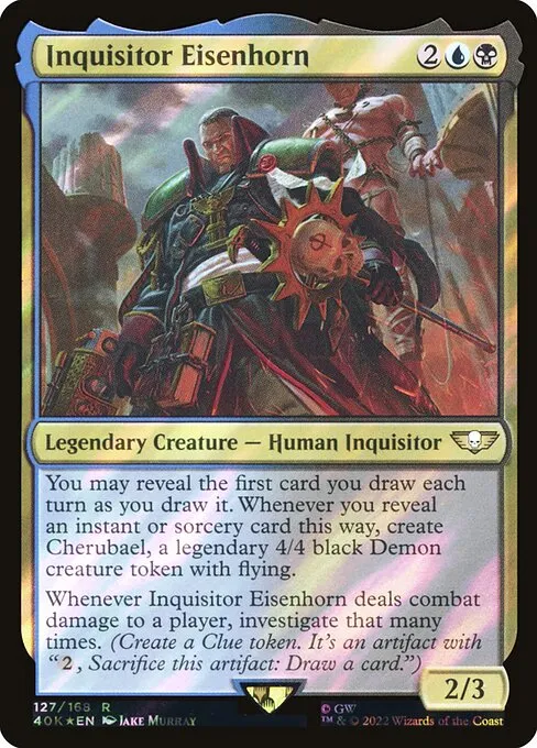 Inquisitor Eisenhorn · Warhammer 40,000 Commander 127★/617