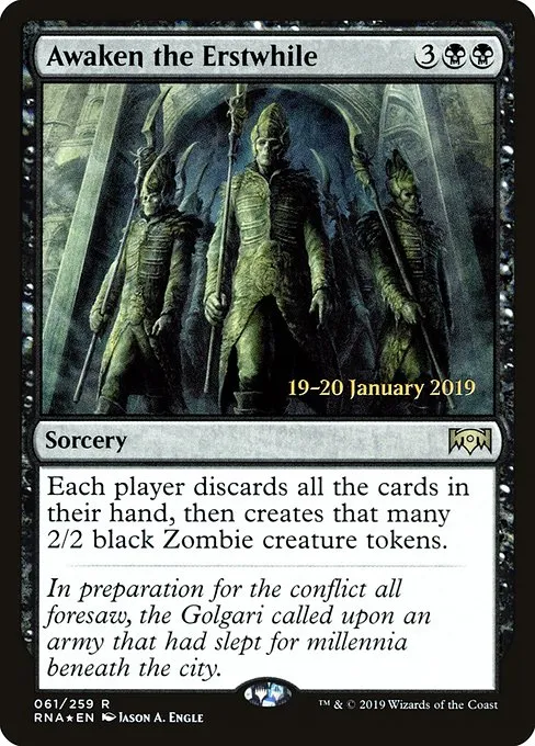 Awaken the Erstwhile · Ravnica Allegiance Promos 61s/81