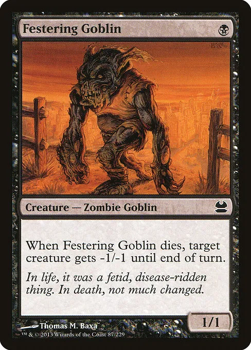 Festering Goblin · Modern Masters 87/229
