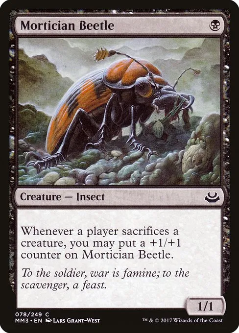 Mortician Beetle · Modern Masters 2017 78/249