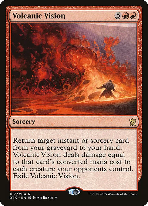 Volcanic Vision · Dragons of Tarkir 167/264