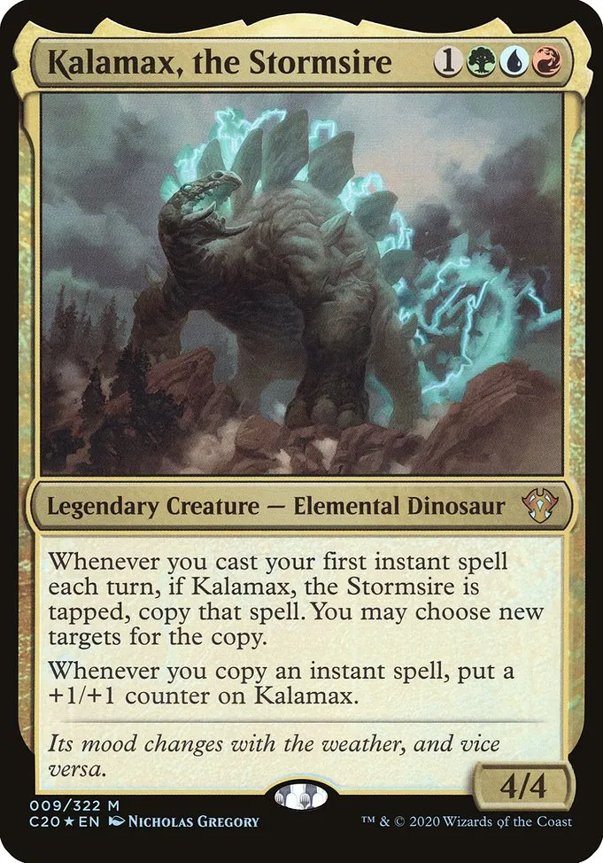 Kalamax, the Stormsire · Commander 2020 Oversized 9/5