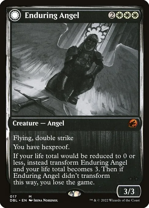 Enduring Angel // Angelic Enforcer · Innistrad: Double Feature 17/535