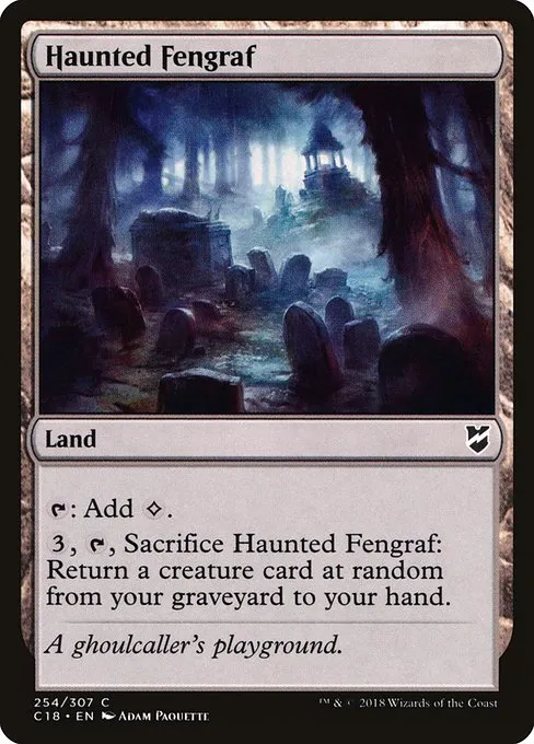 Haunted Fengraf · Commander 2018 254/307