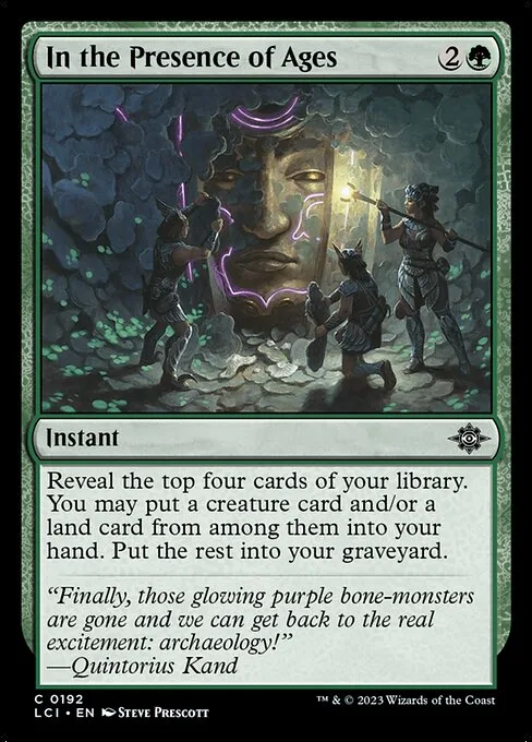 In the Presence of Ages · The Lost Caverns of Ixalan 192/416