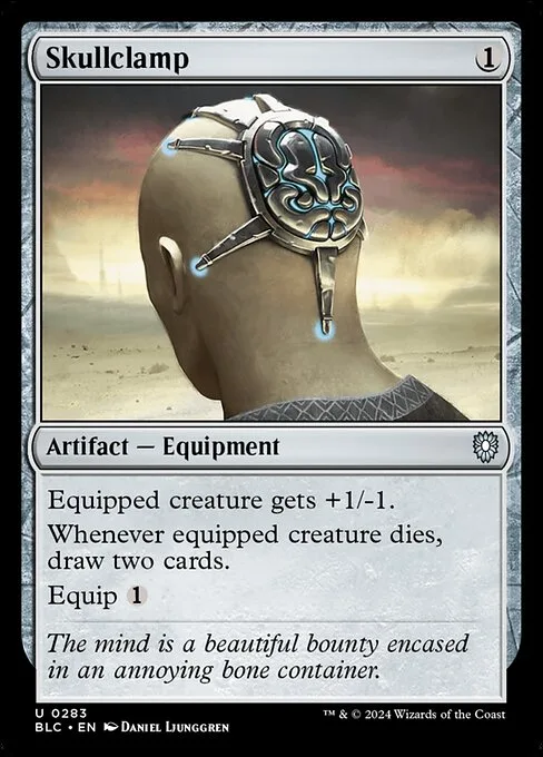 Skullclamp · Bloomburrow Commander 283/356