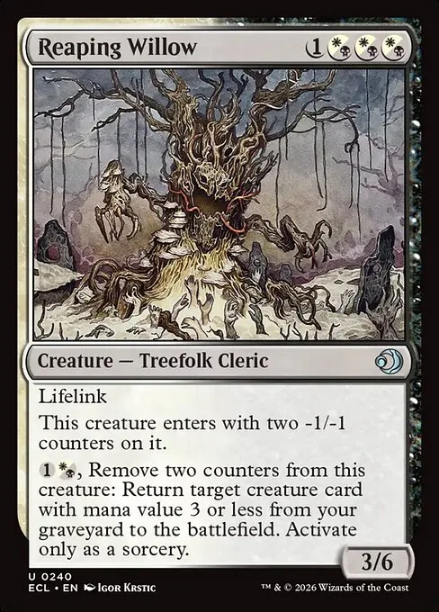 Reaping Willow · Lorwyn Eclipsed 240/408