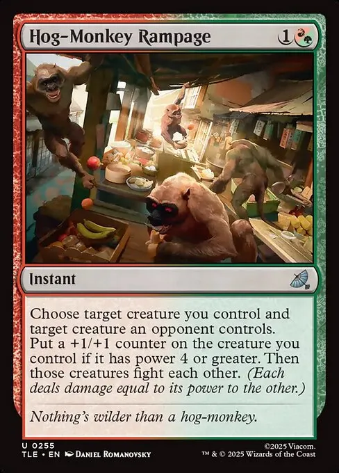 Hog-Monkey Rampage · Avatar: The Last Airbender Eternal 255/317