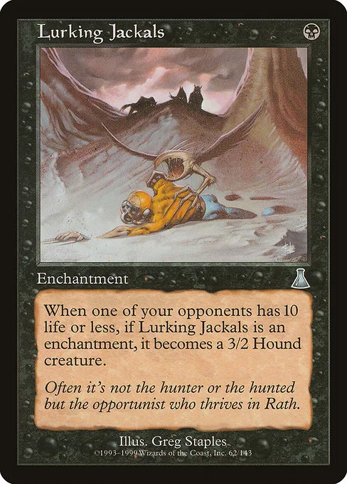 Lurking Jackals · Urza's Destiny 62/143