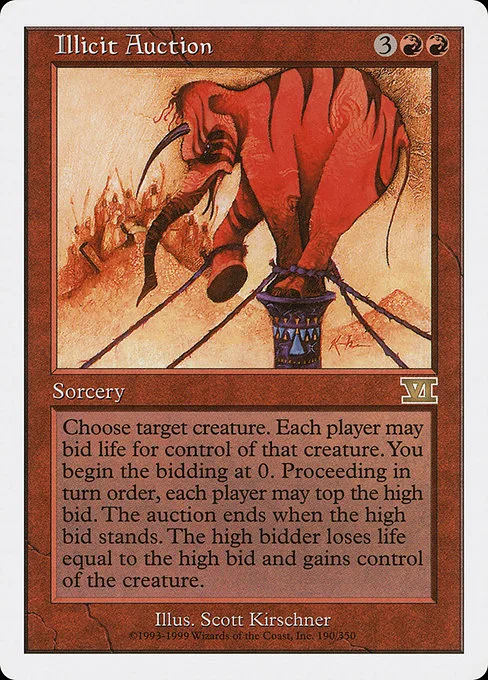 Illicit Auction · Classic Sixth Edition 190/351