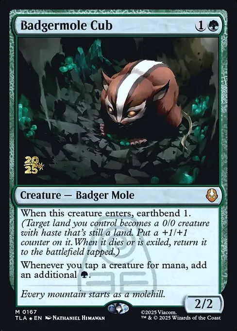 Badgermole Cub · Avatar: The Last Airbender Promos 167s/80