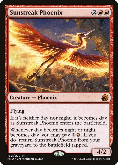 Sunstreak Phoenix · Innistrad: Midnight Hunt 162/399