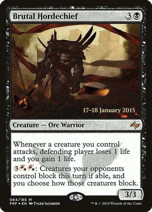 Brutal Hordechief · Fate Reforged Promos 64s/43
