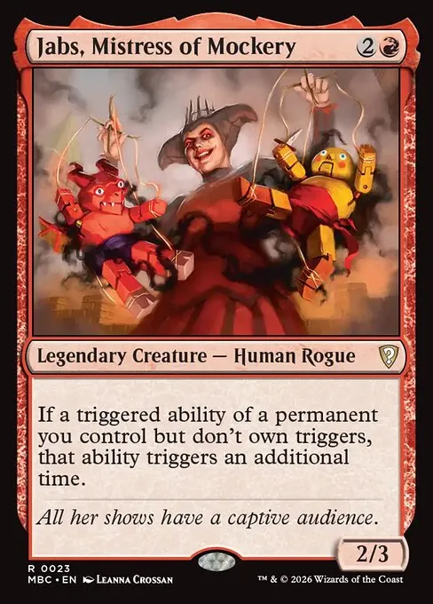 Jabs, Mistress of Mockery · Mystery Booster: Commander Edition 23/2