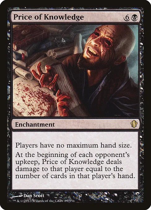 Price of Knowledge · Commander 2013 89/356