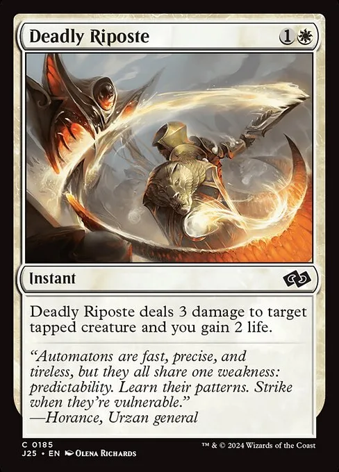 Deadly Riposte · Foundations Jumpstart 185/779