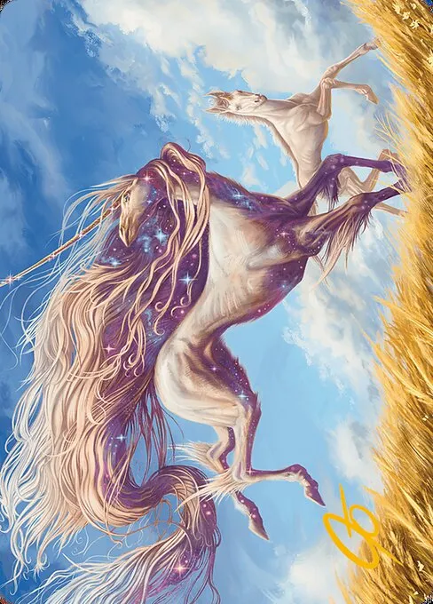 Nyxborn Unicorn // Nyxborn Unicorn · Modern Horizons 3 Art Series 1/54