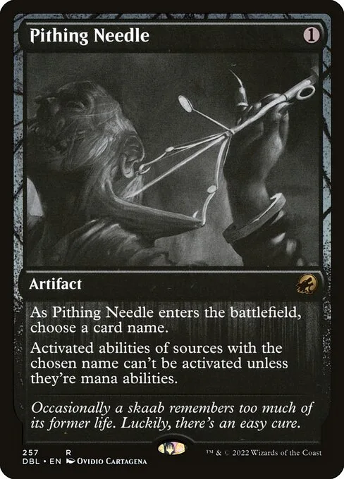 Pithing Needle · Innistrad: Double Feature 257/535